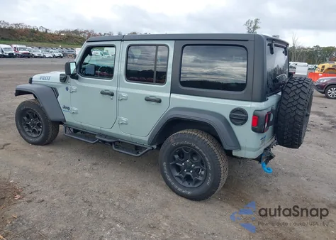 2023 Jeep Wrangler 4Xe 4X4 z USA, uszkodzony, nr VIN 1C4JJXN69PW626225